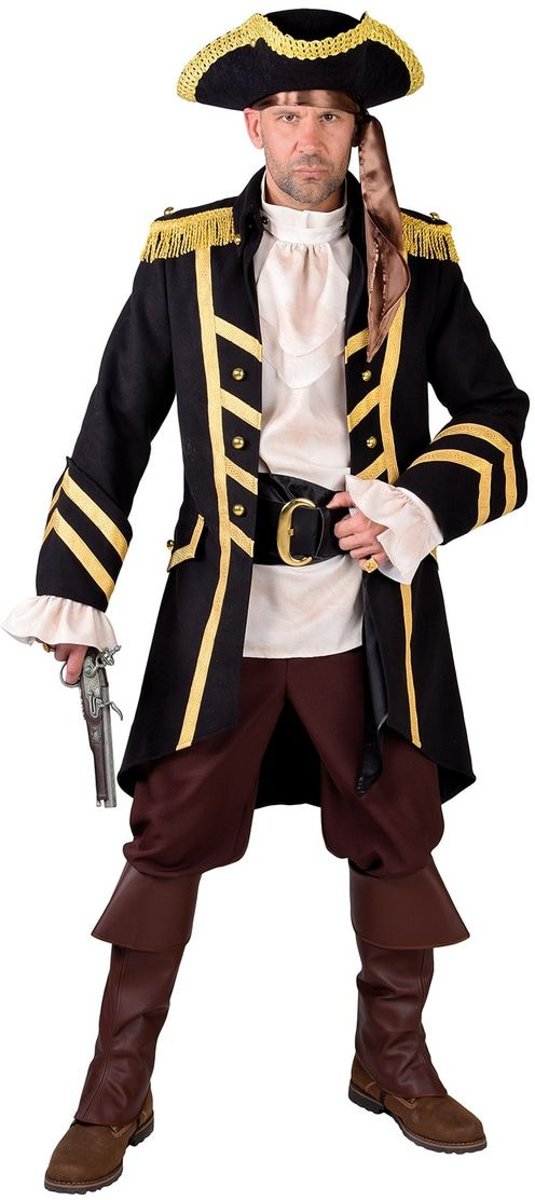Piraat & Viking Kostuum | Luxe Mantel Officier Koninklijke Garde | Small | Carnaval kostuum | Verkleedkleding